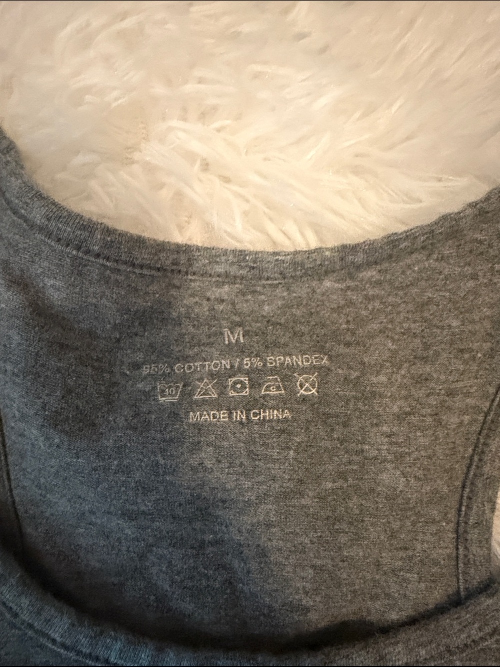 Gray Racerback Tank Top - Women - Picture 2 of 3
